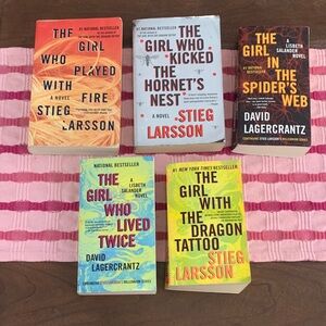 Stieg Larsson and David Lagercrantz Book Set